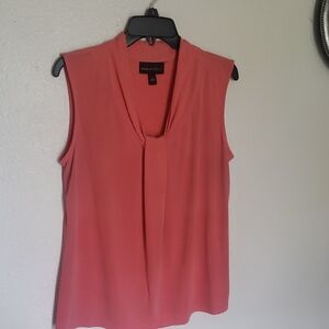 Dana Buchman Coral Sleeveless Blouse